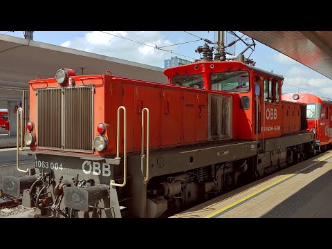 ÖBB BR 1063 shunter at Linz hbf