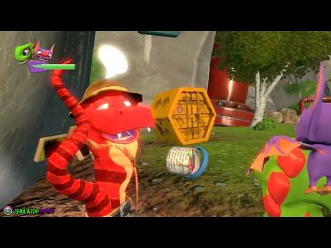 Yooka Laylee Walkthrough - Hivory Towers Find the 4th Grand Tome
