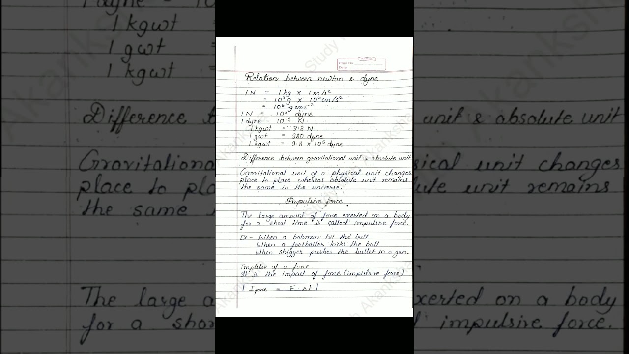 Class 11 physics handwritten notes | laws of motion | JEE | NEET | NCERT | CBSE | PHYSICS NOTES