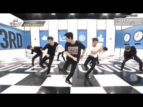 140327 Super Junior M - SWING [Comeback Stage] @ M!Countdown (Live)
