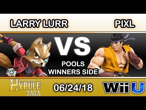 Hyrule Saga - MSF | Larry Lurr (Fox) Vs. TUX | PiXL (Ryu) Pools - Smash 4