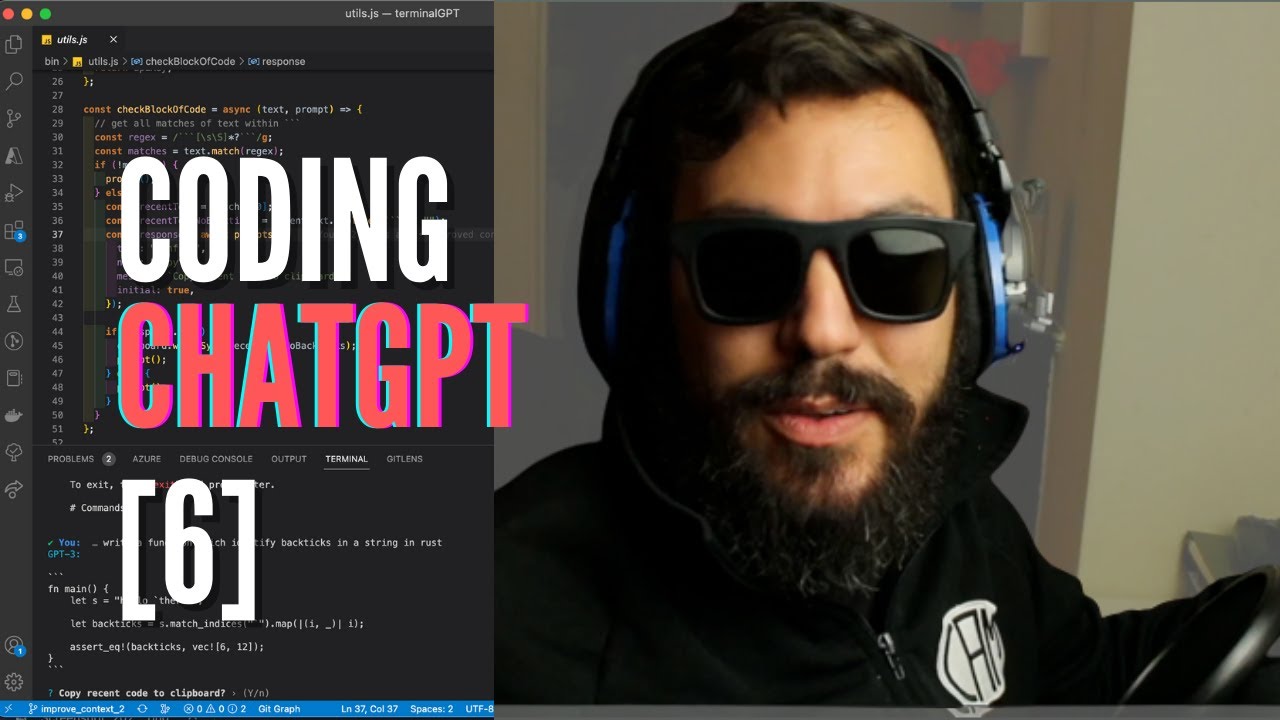 Coding ChatGPT (terminalGPT) - [6] season finale