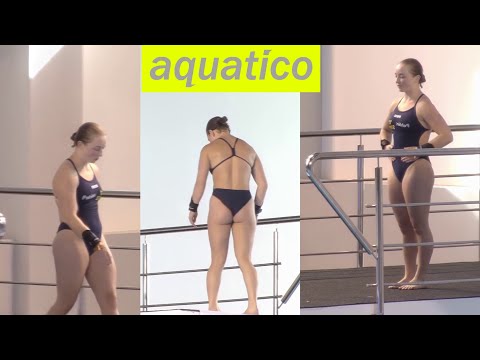 Diver Nina Janmyr (Sweden) at LEN 2022 - 10m Preliminary, Final | Beautiful diving