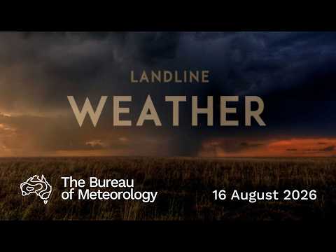 Weekly weather from the Bureau of Meteorology: Sunday 16 August 2026