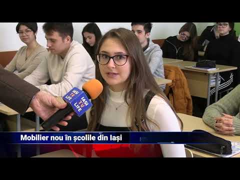 Mobilier nou în școlile din Iași