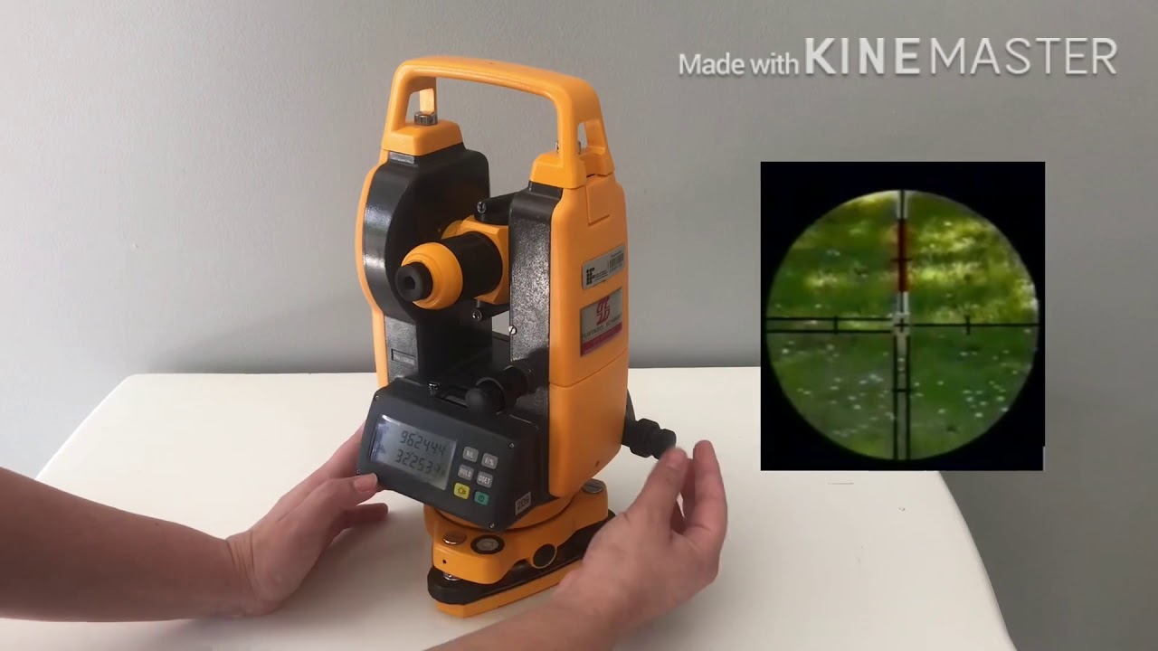 TOPOGRAFIA- Teodolito eletrônico