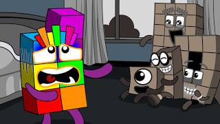 Numberblocks 7 Recovers From Sleep to Find The World has Turned into Lost the Color l Numberblocks f