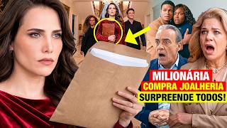 QUEM AMA CUIDA: Adriana usa FORTUNA pra comprar JOALHERIA e a MANSÃO DA PILAR! ELA FAZ 1 SURPRESA!