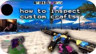 HOW TO Inspect CS:GO Skins with Stickers in game for FREE in 2021 (CUSTOM CRAFTS, like Ohnepixel)