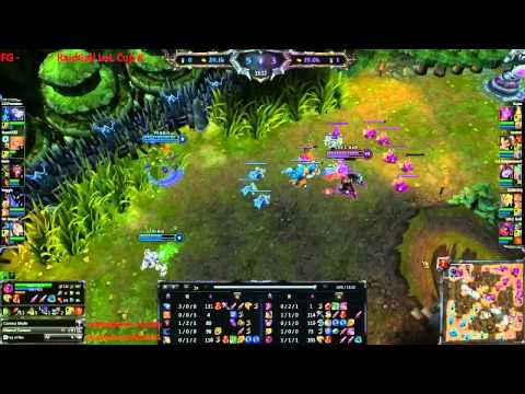 bodziuCasts - exHCL (Absolute Legends) vs Death Fire Grasps - RaidCall LoL CUP #2