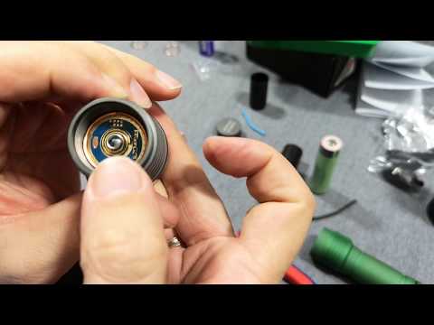 making the battery tube longer to fit your favorite cell  (on a Fireflies E07)