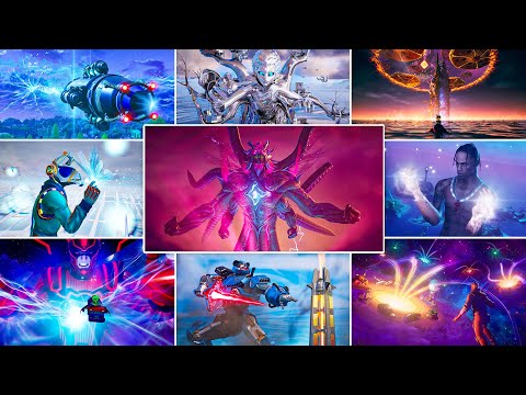 All Fortnite Live Events (Chapter 1 Season 1 -  Chapter 7 Season 1 Zero Hour)