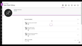Blackboard training: Introduction to the Ultra interface