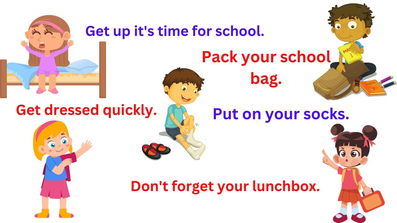 Speak English with kids | Spoken English for kids | Daily use English Sentences