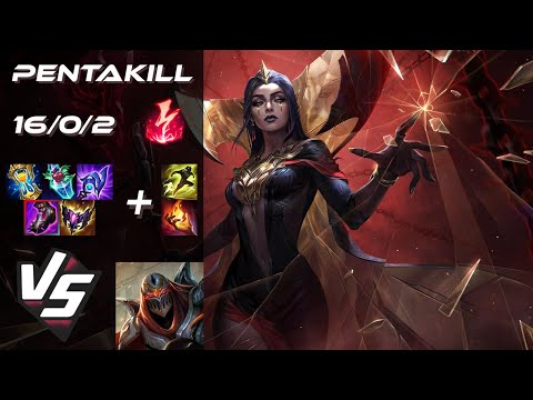 MID LeBlanc vs Zed [PENTAKILL] - EU Grandmaster Patch 26.1