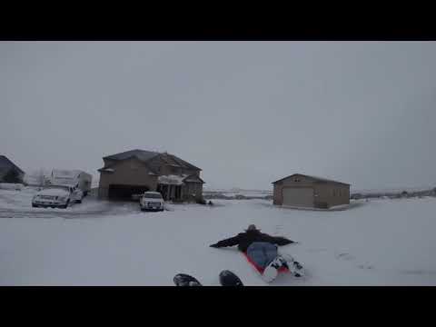 Filmed with GoPro - Our first SNOWSTORM 1/21/19 - Stockton, UT