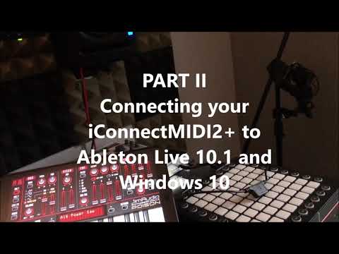 Connect your iPad to Ableton Live via an iConnectMIDI2+