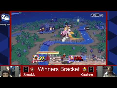 Smash 4 Weekly #24 Smokk vs Koulam Winners Bracket