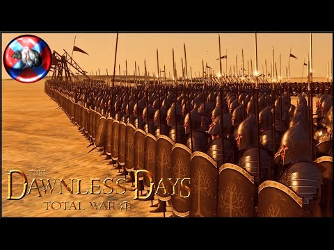 Gondor And Dol Amroth Fight Mixed Allies! Dawnless Days Total War