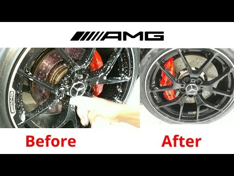 Mercedes car ring polishing Hybridreinger für Lack und Felgen