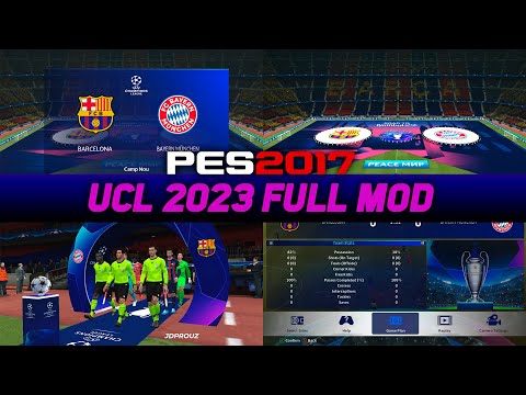 PES 2017 - New UEFA Champions League Mod 2023
