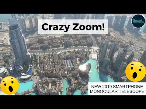 eHousePlus®️ 40X60 Zoomable Monocular Telescope with Tripod for Smartphone