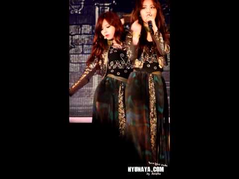 [FANCAM] 120424 4Minute hyuna(현아) Volume up ver.2 @ 희망TV나눔콘서트