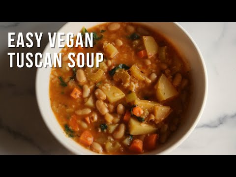 Cozy Creamy Vegan Tuscan Soup for a Comforting Dinner