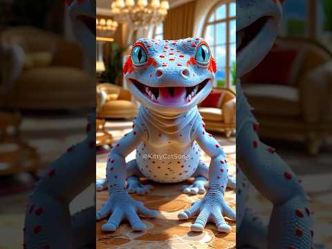 Suara Tokek - Animasi Tokek Lucu Menyeramkan #tokek #suaratokek #gecko #tokekraksasa