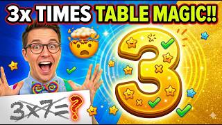 3 Times Table TRICK in 60 Seconds! | ZestMath Tic-Tac-Toe Method | Fun Multiplication for Kids