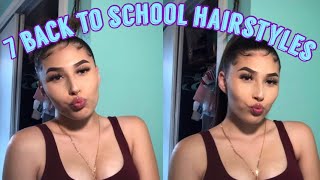 7 BACK TO SCHOOL HAIRSTYLES 😍🤩