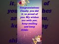 Congratulations Success Congratulations Status Shortsfeed Shorts Ytshorts Statusvideo