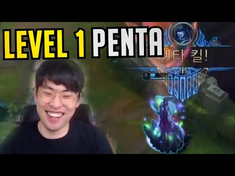 Level 1 Lissandra Domino Pentakill - Best of LoL Stream Highlights (Translated)