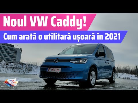 PREMIERĂ: VW Caddy, cum arată în 2021 - platforma de Golf 8, 2.0 TDI [102 CP]