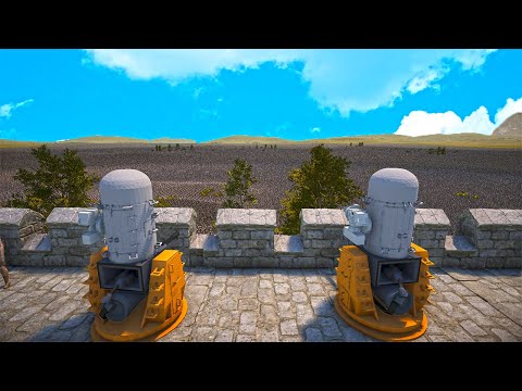 3.1 Million Zombies vs Phalanx CIWS Gold, T-45 shotguns