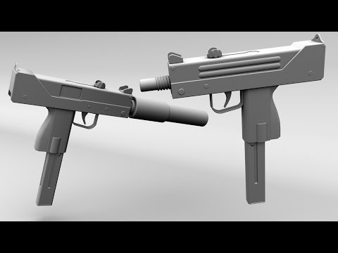 Maya 3D gun Tutorial - Mac 10