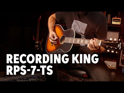 Recording King RPS-7-E-TS - Tobacco Sunburst image 5