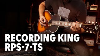 Video thumbnail for Recording King Dirty 30s Series 7 Single 0 Acoustic Guitar Demo by Sweetwater
