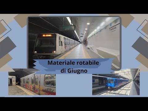 Compilation dei treni della metro B e Metromare | Giugno Pt.1