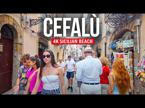 CEFALÙ, Italien 🇮🇹 Faszinierende sizilianische Küstenstadt | 4K Walking Tour