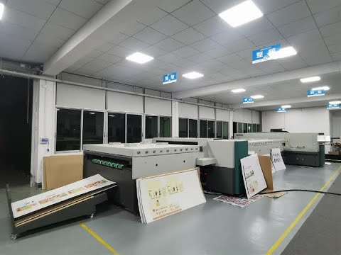 WD200-24A+ Single pass corrugated digital printer connect with drying and coatting system
