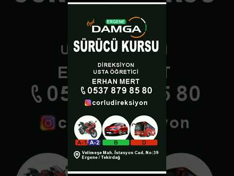 Damga Sürücü Kursu Tanıtım Videosu - Çorlu Direksiyon Dersi | Erhan Mert Hoca