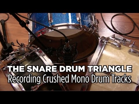 The Snare Drum Triangle Trick - Recording Mono Crushed Drums | with Dylan Wissing
