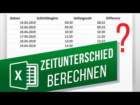 Zeitdifferenz in Excel berechnen | Zeitdifferenzen über einen Tageswechsel berechnen