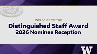 2026 Distinguished Staff Awards
