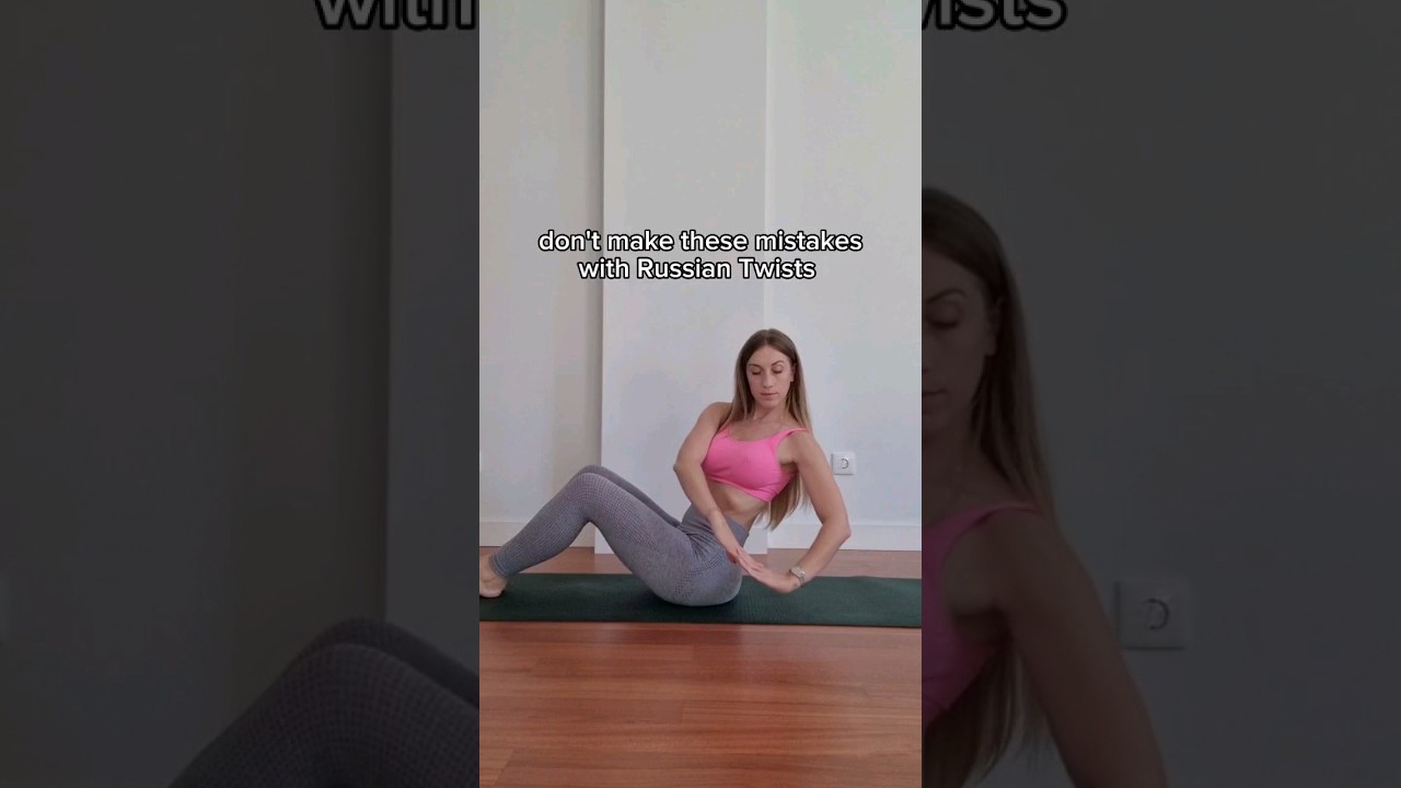 Don't make these mistakes with Russian Twists! #shorts - YouTube