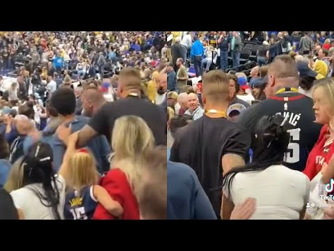 Nikola Jokic's brother punches a fan during Game 2 vs Lakers ????