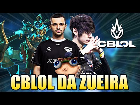 AEGIS PISTOLA E TELEP DO DYNQUEDO - CBLOL DA ZUEIRA (FINAL)