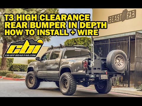 My Tacoma Gets A Cbi Offroad Dual Swing out High Clearance Bumper | How to install in depth + Wiring