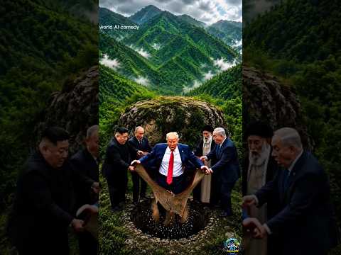 Trump fell into a hole 🤣🤣 #short #shorts #trump #putin #khamenei #comedy #funny